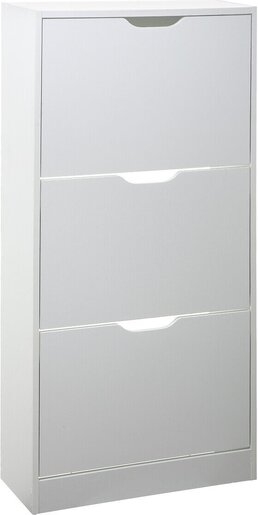 FIVE ormarić za cipele, 3 police, 60x23.3x119 cm, bijeli
