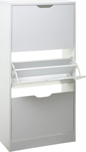FIVE ormarić za cipele, 3 police, 60x23.3x119 cm, bijeli