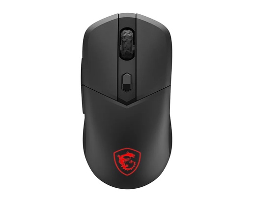 MSI Versa 300 Elite W, bežični optički miš, 26000 DPI, crni, S12-4301290-CLA