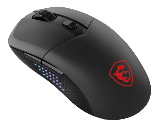 MSI Versa 300 Elite W, bežični optički miš, 26000 DPI, crni, S12-4301290-CLA