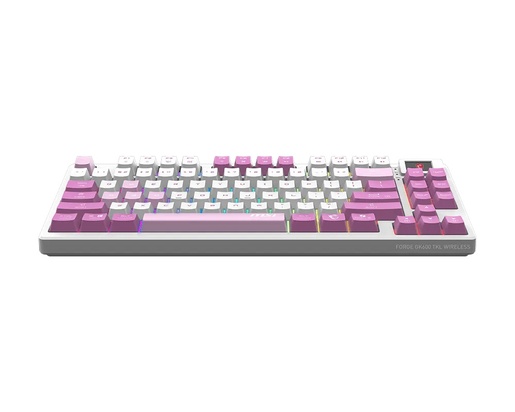 MSI Forge GK600 TKL W Violet, Violet switch, US layout, TKL, bežična tipkovnica, siva, S11-43USQ01-HH9