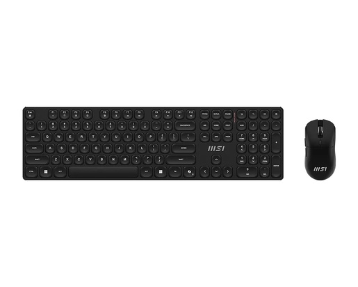 MSI Forge K210 W Combo US, bežična tipkovnica + miš, USB receiver, crna (S11-43US221-Y92)