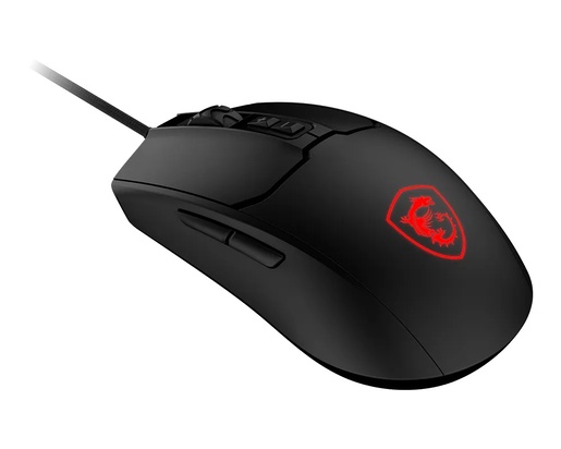 MSI Forge GM100, žični optički miš, 6400 DPI, crni, S12-0402310-HH9
