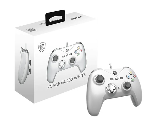 MSI Force GC200 White, PC, žični, gamepad, bijeli, S10-04G0120-EC4