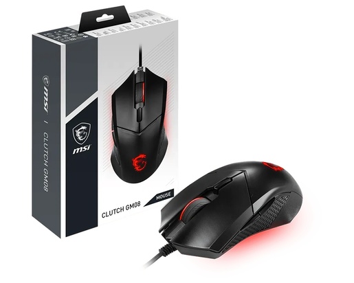 MSI Clutch GM08, žični optički miš, 4200 DPI, crni, S12-0401800-CLA
