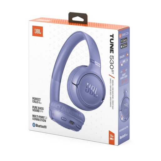 JBL Tune 530BT naglavne slušalice, ljubičaste