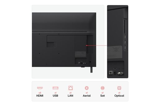 LG 43" UHD AI TV 43UA75006LA, 4K UHD, webOS Smart TV, HDR10