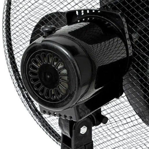 Neka samostojeći ventilator, 125 cm, čelik/PP, crna
