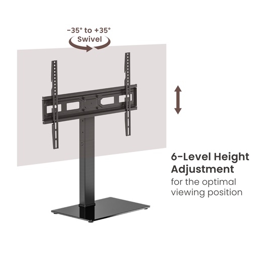 SBOX fiksni podni stalak FS-306, 37-75", do 40kg, 600x400
