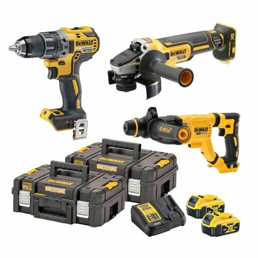 DEWALT aku set alata DCK327P2T-QW, 18V, DCG405 + DCH263 + DCD791 2x5Ah + 2xT-STAK