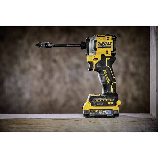 DEWALT aku udarni odvijač DCF850E2T-QW, 18V, 1/4", 2x1.7Ah POWERSTACK, 205Nm