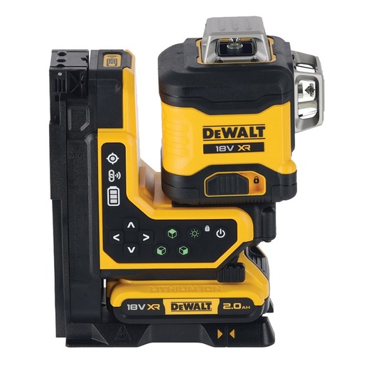DEWALT aku linijski laser DCLE34035D1-QW, 18V 1x2,0Ah, 3x360" 80m(100m)