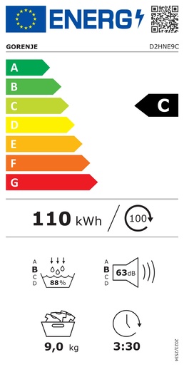 Gorenje sušilica rublja D2HNE9C