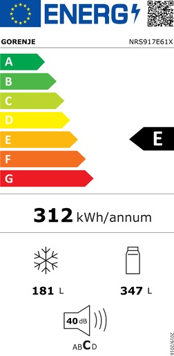 Gorenje hladnjak NRS917E61X