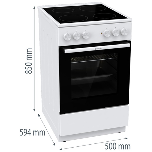 Gorenje električni štednjak GEC5A41WG