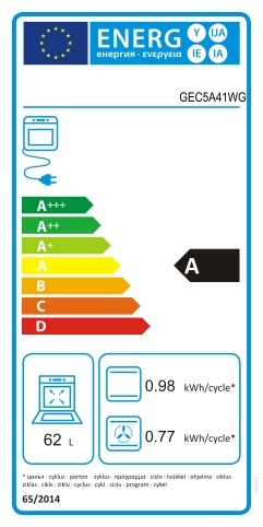 Gorenje električni štednjak GEC5A41WG