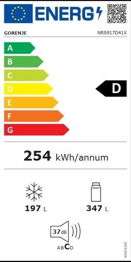 Gorenje hladnjak NRS917D41X