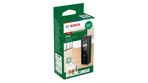 BOSCH laserski daljinomjer ZAMO IV, 40 m, +/- 2 mm, 2x1.2V