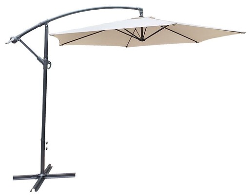 Denis viseći alu suncobran, 300 cm, bež