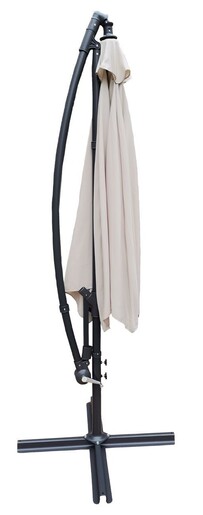 Denis viseći alu suncobran, 300 cm, bež