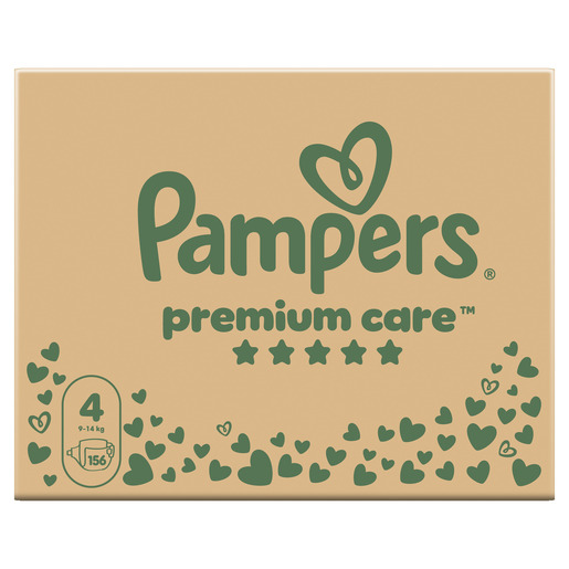 Pampers Premium Care pelene, vel. 4, 9-14 kg, 156 kom