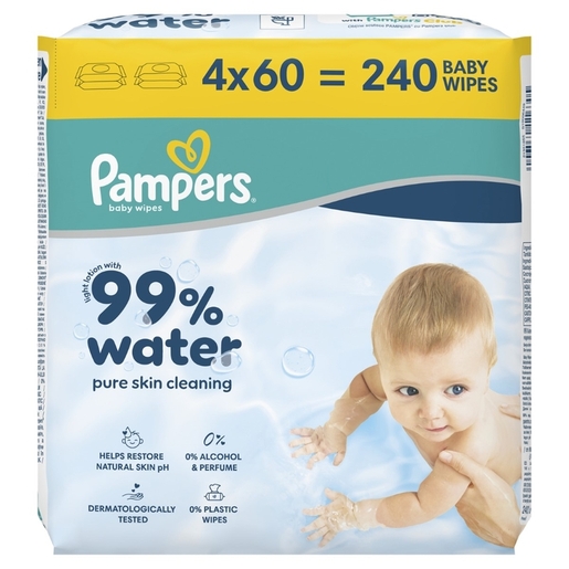 Pampers Aqua vlažne maramice, 240 kom