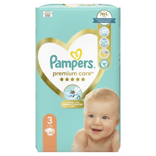 Pampers Premium Care pelene, vel. 3, 6-10 kg, 60 kom