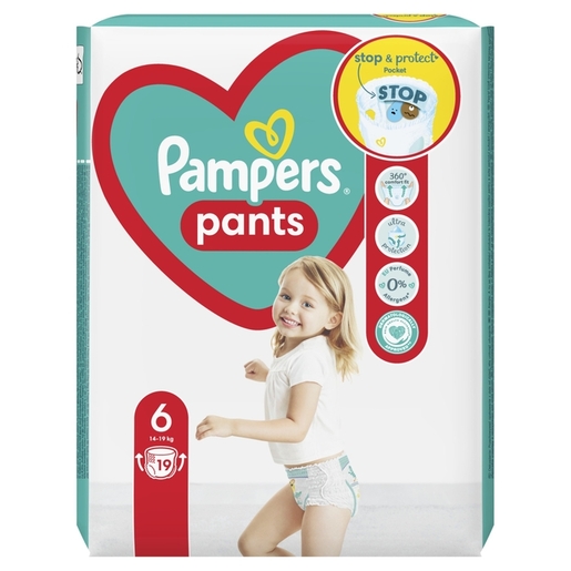 Pampers Pants pelene gaćice, vel. 6, 14-19 kg, 19 kom