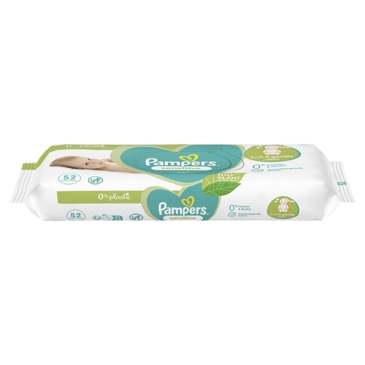 Pampers Sensitive vlažne maramice, 1 pakiranje, 52 kom