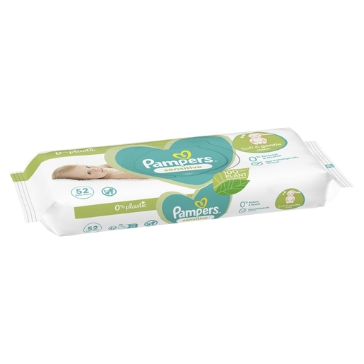 Pampers Sensitive vlažne maramice, 1 pakiranje, 52 kom