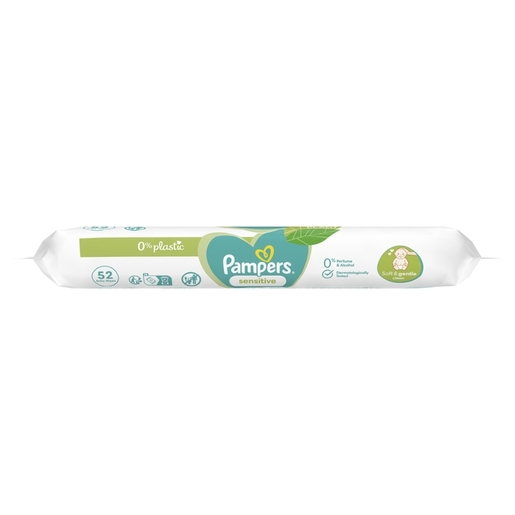 Pampers Sensitive vlažne maramice, 1 pakiranje, 52 kom