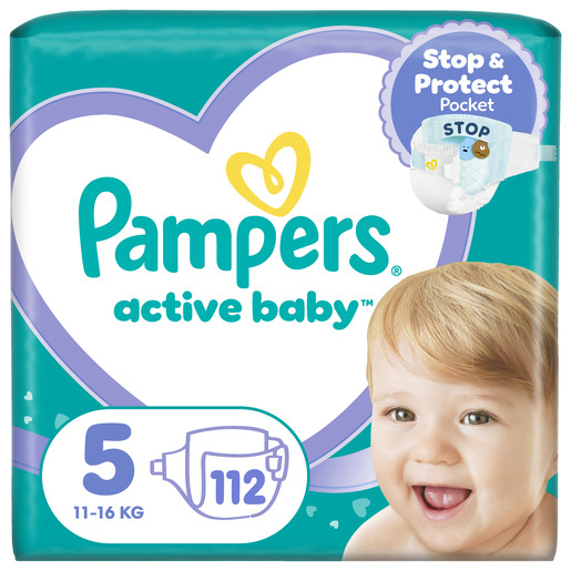 Pampers Active Baby pelene, vel. 5, 11-16 kg, 112 kom