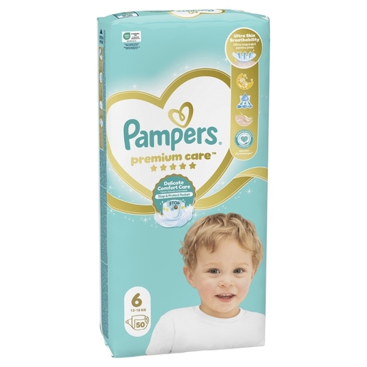 Pampers Premium Care pelene, vel. 6, 50 kom