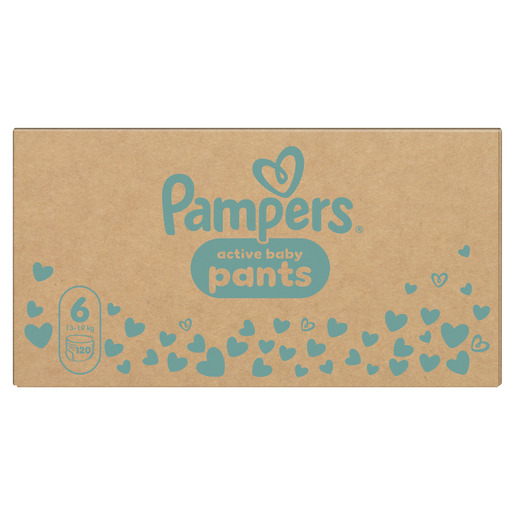 Pampers Active Baby Pants pelene gaćice, vel. 6, 13-18 kg, 120 kom