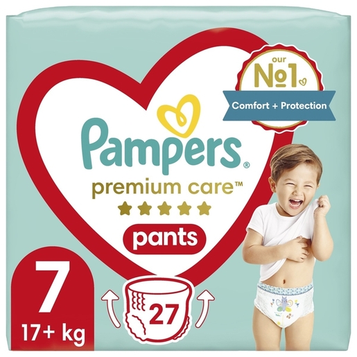 Pampers Premium Care pelene gaćice, vel. 7, 17+ kg, 27 kom