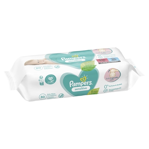 Pampers Sensitive vlažne maramice, 1 pakiranje, 80 kom
