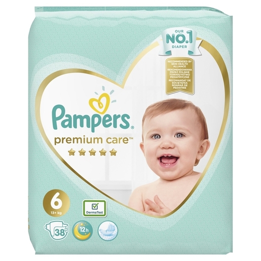 Pampers Premium Care pelene, vel. 6, 15+ kg, 38 kom