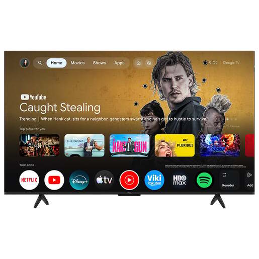 TCL 55" QLED TV 55P7L, Premium 4K, Google TV, Dolby Vision & Atmos, HDR10+