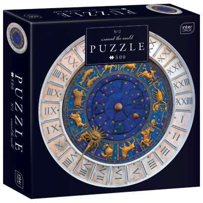 Interdruk puzzle 500 kom okrugle Around the world 1