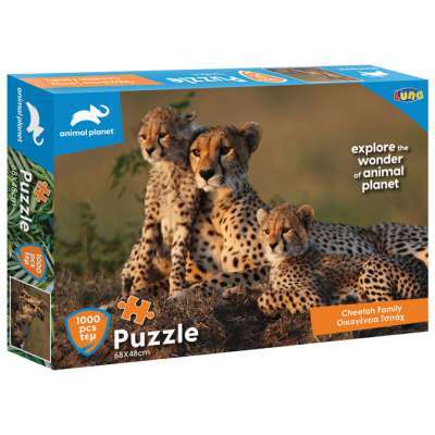 Diakakis puzzle 1000 kom Animal planet Cheetah
