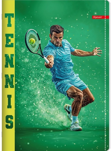 Set bilježnica Ilijanum Sport, A4 linije, 52 listova, meki uvez, 10 KOM
