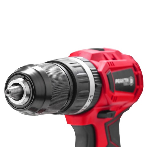 PRAKTIK TOOLS aku udarna bušilica-odvijač PTQ146, 18V FLEXPOWER, 400 - 1400 o/min, 45 Nm, 1x2.0Ah, brushless