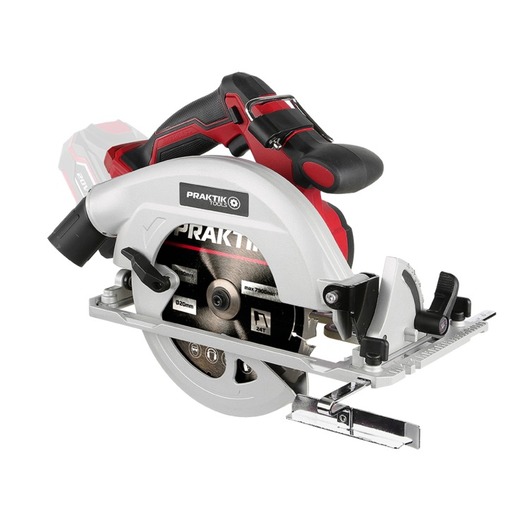 PRAKTIK TOOLS aku kružna pila PTQ156, 18V FLEXPOWER, 5200 o/min, kapacitet rezanja 49 - 65 mm, SOLO