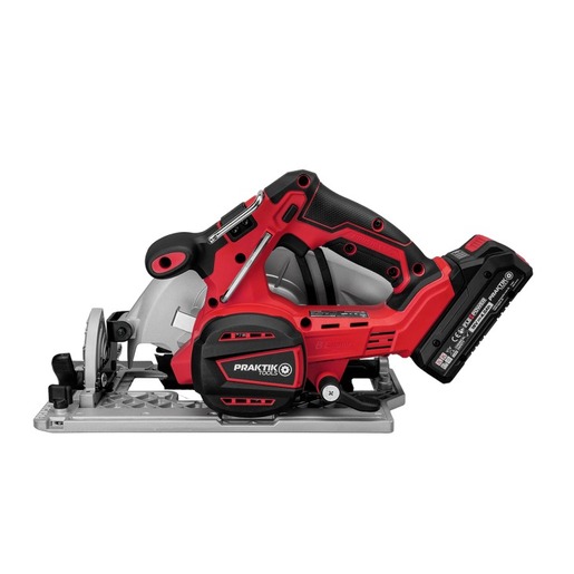 PRAKTIK TOOLS aku kružna pila PTQ156, 18V FLEXPOWER, 5200 o/min, kapacitet rezanja 49 - 65 mm, SOLO