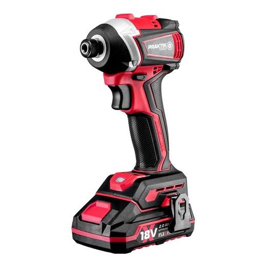 PRAKTIK TOOLS aku udarni odvijač PTQ0961, 18V FLEXPOWER, 230Nm, brushless, 1/4" hex, SOLO