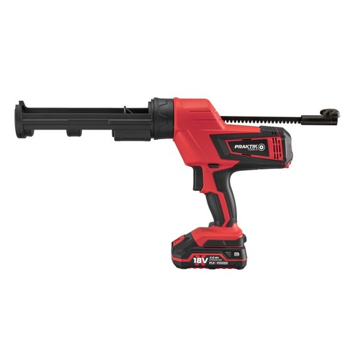 PRAKTIK TOOLS aku pištolj za patrone PTQ163, 18V FLEXPOWER, 4500N, 310 mL, 11 mm/s, SOLO