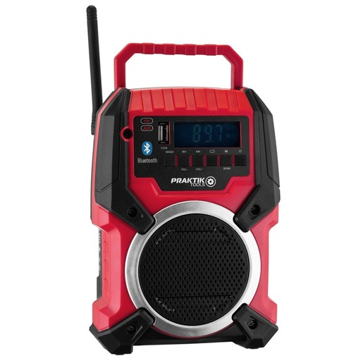 PRAKTIK TOOLS aku radio PTQ142, 18V FLEXPOWER, 8 W, FM, SOLO