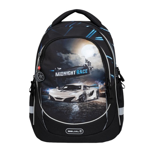 Školska torba, ergonomska, Belmil Leisure Plus Midnight Turbo