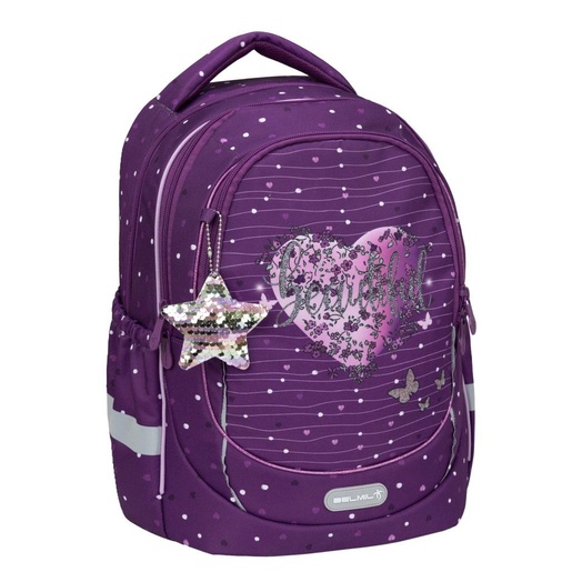 Školska torba, ergonomska, Belmil Leisure Plus Starry Love