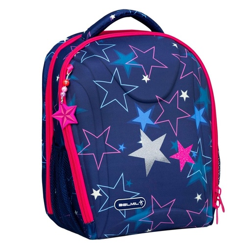 Školska torba, ergonomska, Belmil Sturdy Glitter Sky